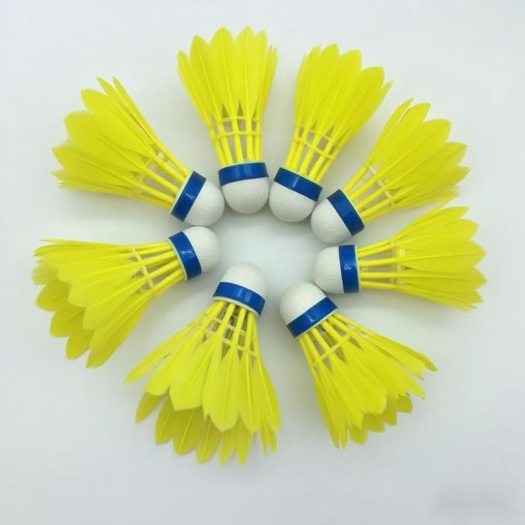 3pcs New Super Durable Flight Stability Simulated Nylon Badminton Shuttlecocks