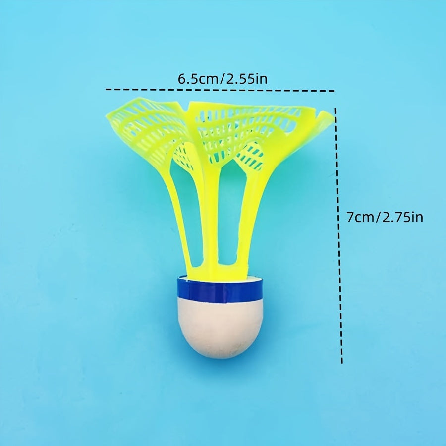10pcs Durable Nylon Badminton Rackets - Windproof Design for Enhanced Stability