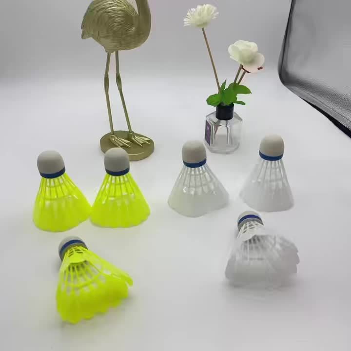 3pcs New Super Durable Flight Stability Simulated Nylon Badminton Shuttlecocks