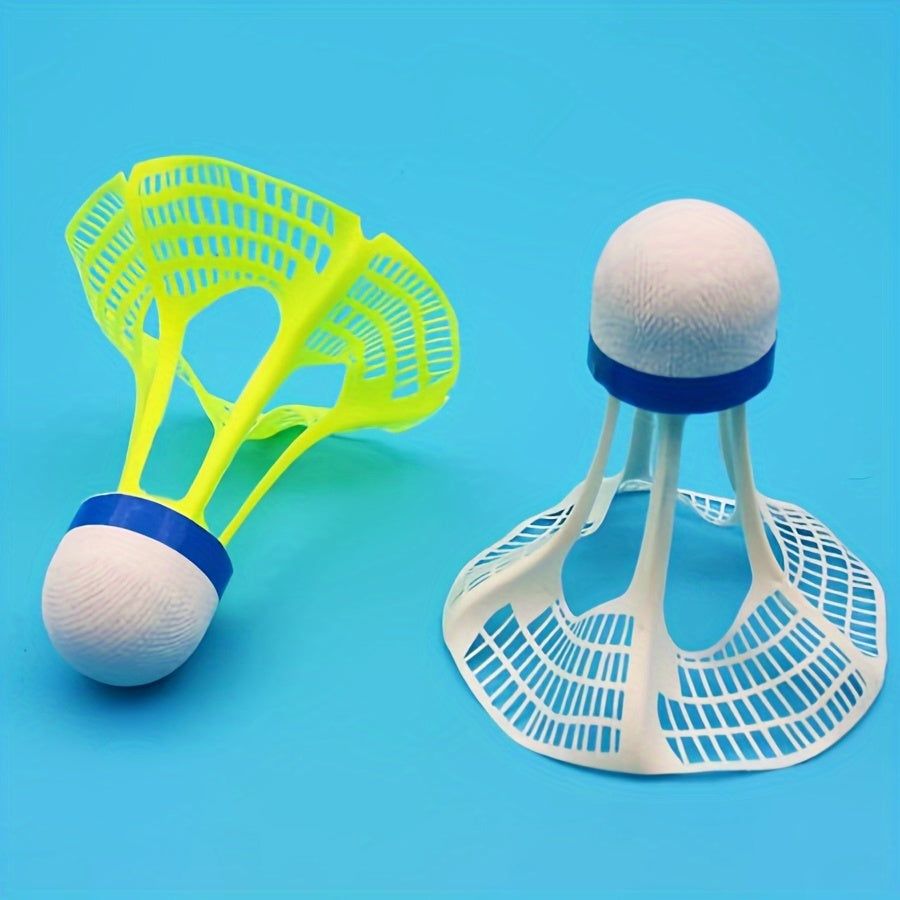 10pcs Durable Nylon Badminton Rackets - Windproof Design for Enhanced Stability